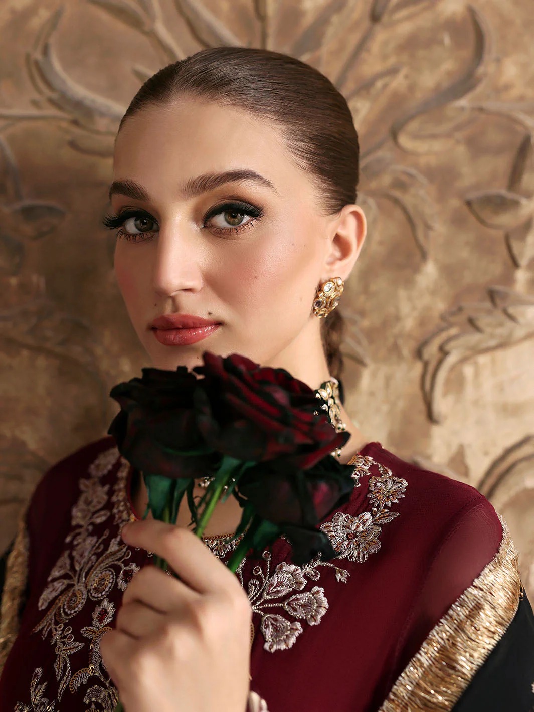 Parishay Jahanara Luxury Formals – JRA04 Maroon