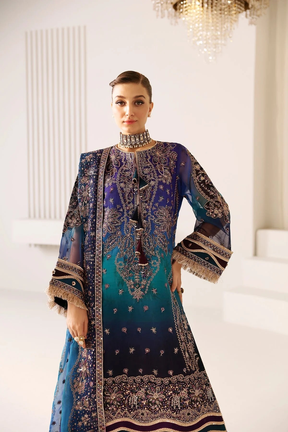 Alizeh La Ruhe Embroidered Chiffon